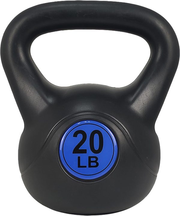 Signature Fitness ​Wide Grip 3-Piece Kettlebell Exercise Fitness Weight Set, Include 5 lbs, 10 lbs, ​15 lbs​ and 20 lbs, Set of 3 or Set of 4 - Image 2