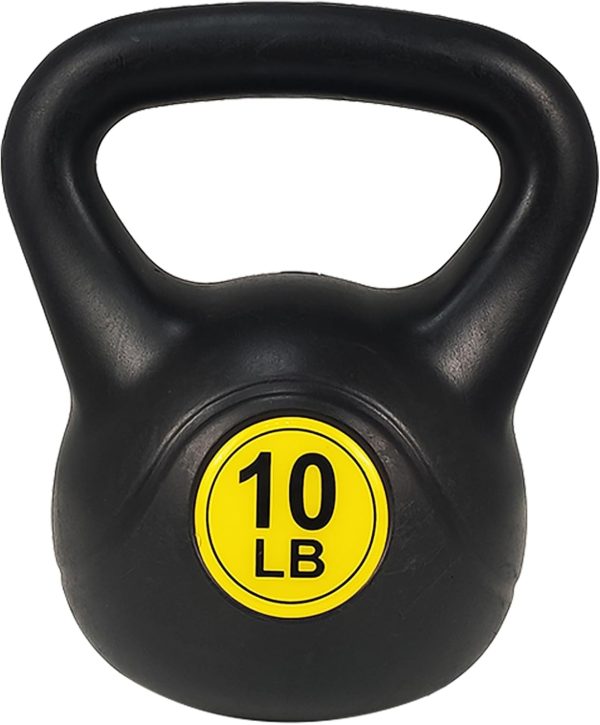 Signature Fitness ​Wide Grip 3-Piece Kettlebell Exercise Fitness Weight Set, Include 5 lbs, 10 lbs, ​15 lbs​ and 20 lbs, Set of 3 or Set of 4 - Image 4